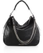 Jimmy Choo Boho Metallic Leather Hobo Bag - Lyst
