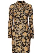 Isabel Marant Roma Printed Silk Jersey Mini Dress - Lyst