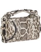 Givenchy Snakeskin Obsedia Clutch - Lyst