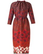 Mother Of Pearl Juliann Tulip-Print Dress - Lyst