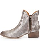 Seychelles Lucky Penny Metallic Bootie Pewter - Lyst