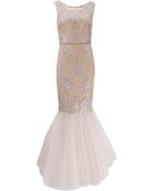 Notte By Marchesa Illusion Neck Mermaid Gown - Lyst