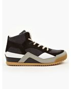 Maison Margiela 22 Mens Black Midtop Sneakers - Lyst
