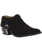 Toga Pulla Buckle Suede Low Ankle Boot - Lyst