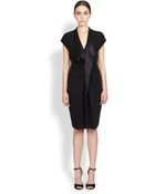 Givenchy Satin & Cady Dress - Lyst