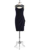 Xscape Cut Out Neck Dress - Lyst