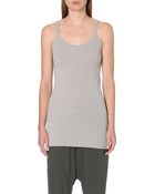 Rick Owens Long Vest Top - Lyst
