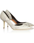 Rupert Sanderson Seoul Python Pumps - Lyst