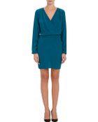 Barneys New York Wrap-Front Dress - Lyst
