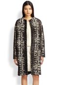 Diane von Furstenberg Cymbeline Calf Hair Coat - Lyst
