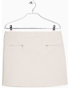 Mango Decorative Zip Skirt - Lyst