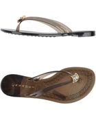 Casadei Thong Sandal - Lyst