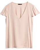 H&M Top With Butterfly Sleeves - Lyst