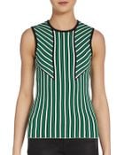 Torn By Ronny Kobo Sandra Striped Top - Lyst