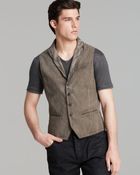 John Varvatos Collection Peak Lapel Stripe Vest - Lyst