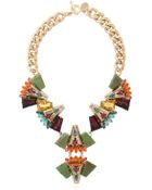 Anton Heunis Crystal Cluster Necklace - Lyst