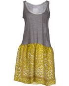 Sacai Short Dress - Lyst
