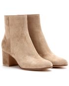 Gianvito Rossi Suede Ankle Boots - Lyst