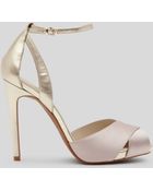 Reiss Platform Evening Sandals Cece High Heel - Lyst