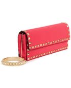 Valentino Rockstud Leather Clutch and Bangle - Lyst