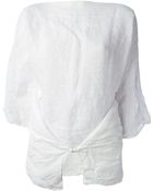 Daniela Gregis Knot Detail Blouse - Lyst