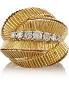Fred Leighton 1960S 18-Karat Gold Diamond Ring - Lyst