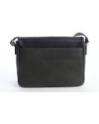 Giorgio Armani Green And Blue Leather Messenger Bag - Lyst