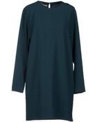 M. Grifoni Denim Short Dress - Lyst