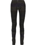 3.1 Phillip Lim Paneled Embroidered Mid-Rise Skinny Jeans - Lyst
