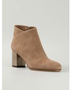 L'Autre Chose Chunky Heel Ankle Boots - Lyst
