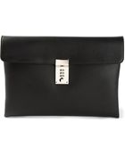 Golden Goose Deluxe Brand Snap Lock Envelope Clutch - Lyst
