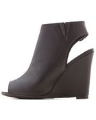 J.p. Original Corp. Take A Peeptoe Bootie - Lyst
