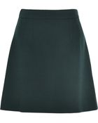 Dolce & Gabbana Stretch-Wool Crepe Mini Skirt - Lyst