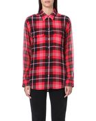 Equipment Signature Plaid Silk Shirt - Lyst