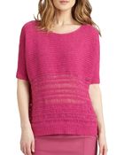 Lafayette 148 New York Scoopneck Top - Lyst