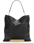 Jimmy Choo Charlie Leather Tote - Lyst