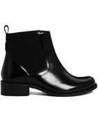 Asos Action Plan Wide Fit Leather Chelsea Ankle Boots - Lyst