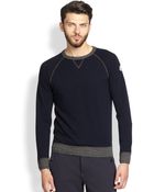 Moncler Wool & Cashmere Crewneck Sweater - Lyst