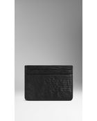 Burberry Lizard Card Case - Lyst
