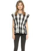 Sass & Bide Reward Good Behavior Top - Check - Lyst