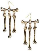 Low Luv by Erin Wasson Triple Drop Bone Earrings - Lyst