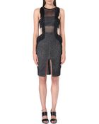 Self-portrait Fringed Formation Mesh Dress - Lyst