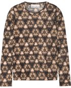 Prabal Gurung Printed Jersey Top - Lyst