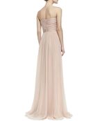 Notte By Marchesa Strapless Organza Bowbodice Gown - Lyst