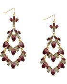 BCBGeneration Drama Mixed Topaz Stone Chandelier Drop Earrings - Lyst