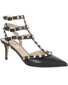 Valentino So Noir 65 Lizard Pump - Lyst