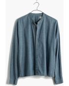 Madewell Chambray Dolman Shirt - Lyst