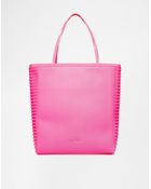 Ted Baker Sammara Studded Crosshatch Shopper Bag - Lyst