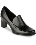 Franco Sarto Nolan High-Heel Leather Loafers - Lyst