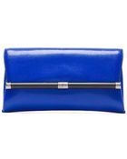 Diane von Furstenberg Embossed Lizard Envelope Clutch - Lyst